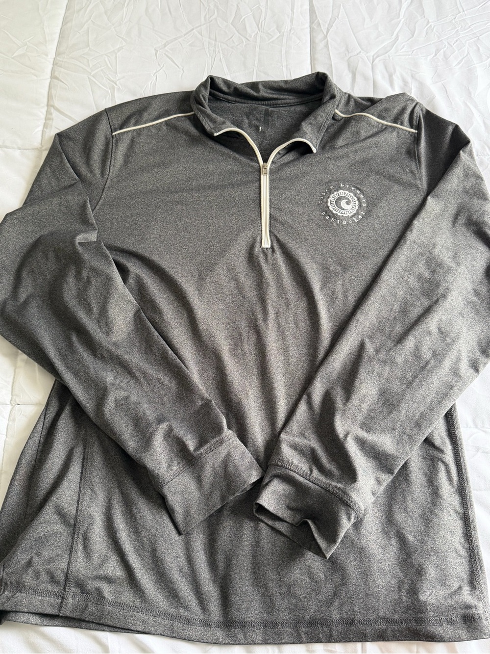 Cisco Brewers Nantucket Gray Quarter-Zip Performance Pullover